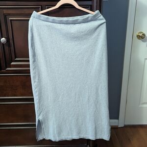 Vince Camuto Light Gray Midi Skirt